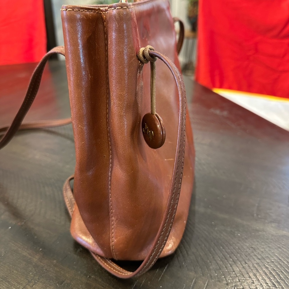Brown Leather Women's Bag - Picture 5 of 9
